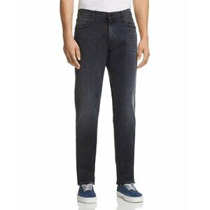 J Brand Men's Black Denim Kane Straight Slim Fit Jeans In Kurrat Size 28